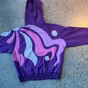 Free People 'We the Free' oversized sweatshirt, size XS, purple